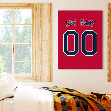 Minnesota Jersey Custom Canvas Print Wall Art for Boy Girl Men Women Baseball Personalized Canvas Art